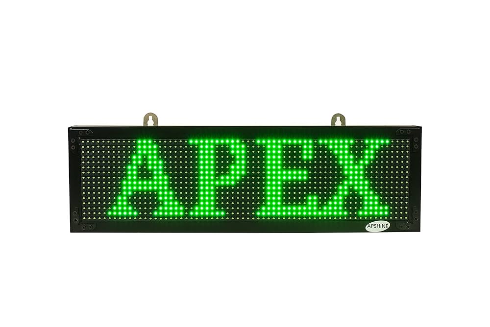 Green colour led display