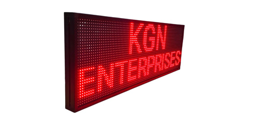 LED Display Board (1x3 Feet, Single Color – Red)